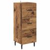 vidaXL Highboard Old Wood 34.5 x 34 x 180 cm Engineered Wood