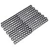 vidaXL Grass Grids 16 pcs Black 60x40x3 cm Plastic
