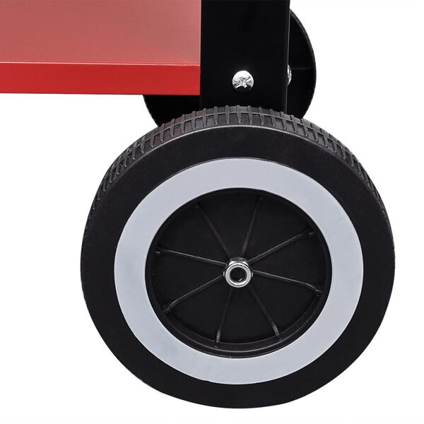 Charcoal BBQ Stand with 2 Wheels