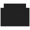 vidaXL Bed Frame Black Oak 193 x 78 x 50 cm Engineered Wood