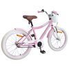 vidaXL Kids Bike 18'' for 5-7 Years Old Light Pink