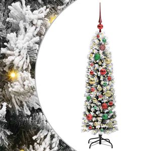 vidaXL Artificial Christmas Tree with 150 LEDs with Stand Green 120 cm