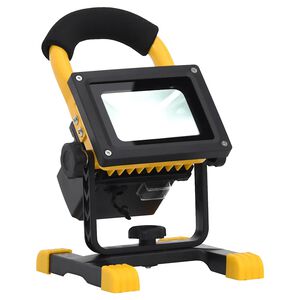 vidaXL Led Spotlight | Black and yellow | ABS, toughened glass, stainless steel