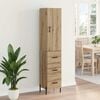 vidaXL Highboard Artisan Oak 34.5 x 34 x 180 cm Engineered Wood