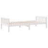 vidaXL Children's Bed without Mattress White 90x190 cm Solid Wood Pine