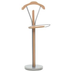 vidaXL Suit Stand | Natural | MDF | 107 cm tall | Lightweight | Clothing Rack