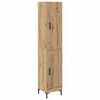 vidaXL Highboard Artisan Oak 34.5 x 34 x 180 cm Engineered Wood