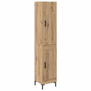 vidaXL Highboard Artisan Oak 34.5 x 34 x 180 cm Engineered Wood