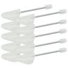 vidaXL Shoe Trees 5 Pairs White EU 35-38 Plastic
