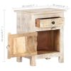 vidaXL Bedside Cabinet 40x30x50 cm Rough Acacia Wood