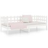 vidaXL Day Bed without Mattress White 80x200 cm Solid Wood Pine