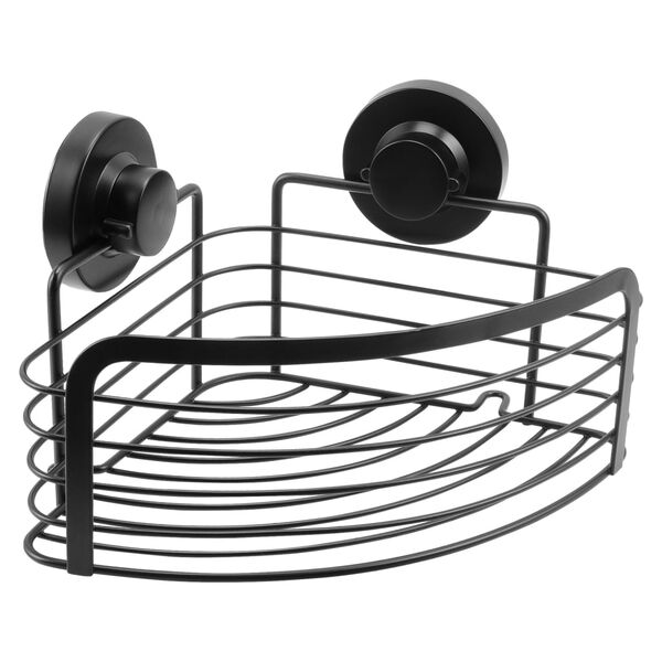 CORNAT Bathroom Hook Shelf 3in1 single Black