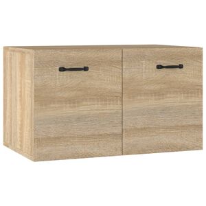 vidaXL Wall Cabinet Sonoma Oak 60x36.5x35 cm Engineered Wood