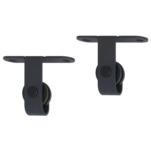 vidaXL Mini Sliding Cabinet Door Kit Carbon Steel 122 cm