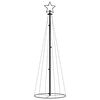 vidaXL Christmas Cone Tree Blue 108 LEDs 70x180 cm