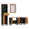 vidaXL 4 Piece Bathroom Furniture Set Solid Wood Mango