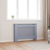 vidaXL Radiator Cover Anthracite 112x19x81.5 cm MDF