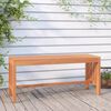 vidaXL Garden Bench 110 cm Solid Wood Eucalyptus