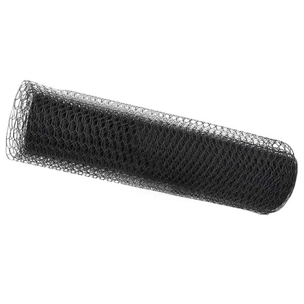 vidaXL Hexagon Fence Grey 0.6 x 10 m Steel