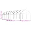 vidaXL Gazebo with Roof White 15.61x4.08x3.22 m Polyethylene