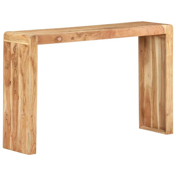 vidaXL Console Table 120x30x76 cm Solid Acacia Wood