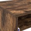 vidaXL Desk with Drawer Smoked Oak 77.5 x 43 x 79 cm Engineered Wood