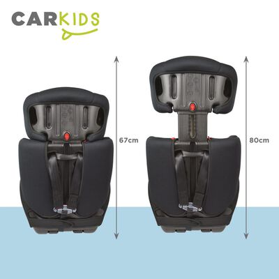 Carkids Child Car Seat for Group 1/2/3 Black