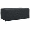 vidaXL Furniture Cover Plain Black 240 x 140 x 90 cm 600D