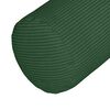 vidaXL Bolster Pillows 2 pcs Dark Green &Oslash; 15 x 40 cm Corduroy Fabric