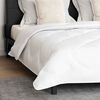 vidaXL Duvet with Pillow 3 pcs White Microfibre