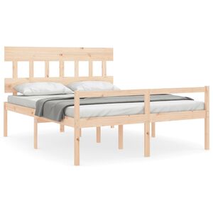 vidaXL Senior Bed without Mattress 160x200 cm Solid Wood
