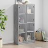 vidaXL Highboard with Doors Grey Sonoma 68x37x142 cm Engineered Wood