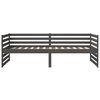 vidaXL Day Bed without Mattress Grey 80x200cm Solid Wood Pine