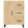 vidaXL Highboard Sonoma Oak 69.5x34x180 cm Engineered Wood