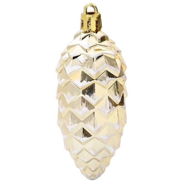 vidaXL Christmas Pine Cone Ball 40 pcs Gold