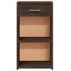 vidaXL Bedside Cabinet Brown Oak 35x34x65 cm Engineered Wood