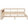 vidaXL Bookcase Bed without Mattress 90x190 cm Solid Wood Pine