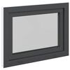 vidaXL Basement Window "RISOR" 90x50 cm Tilt&Turn DIN Left Anthracite