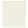 vidaXL Roller Blind Blackout Off White 140x130 cm Fabric Width 136.6 cm Polyester