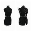 vidaXL Adjustable Dress Form Female Height Adjustable Black S Velvet
