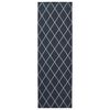 vidaXL Rug Runner ORIZ 1150 gsm Black Diamond Pattern