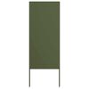 vidaXL Garden Privacy Screen Olive green 50 x 140 cm Cold-rolled steel