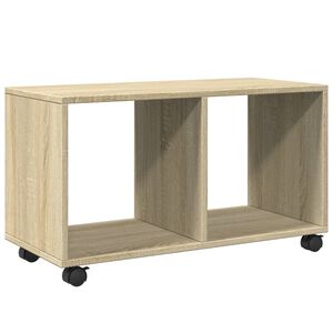 vidaXL&nbsp;Rolling&nbsp;Cabinet&nbsp;Sonoma Oak 72x33x42.5 cm Engineered Wood