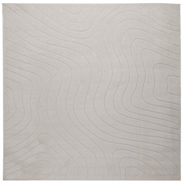 vidaXL Area Rugs Square Cream 120 x 120 cm