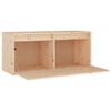 vidaXL TV Cabinets 3 pcs Solid Wood Pine