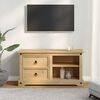 vidaXL TV Cabinet Corona 100x40x52 cm Solid Wood Pine