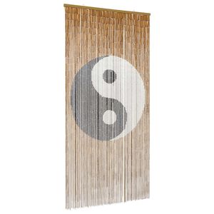 vidaXL Insect Door Curtain Multicolor 200 x 100 cm Bamboo