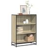 vidaXL Book Cabinet Sonoma Oak 80.5x35x107.5 cm Engineered Wood