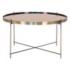 House Nordic Coffee Table Scarlett 70x40 cm Round Brass