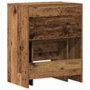 vidaXL Dressing Table Old Wood 60 x 40 x 75 cm Engineered wood